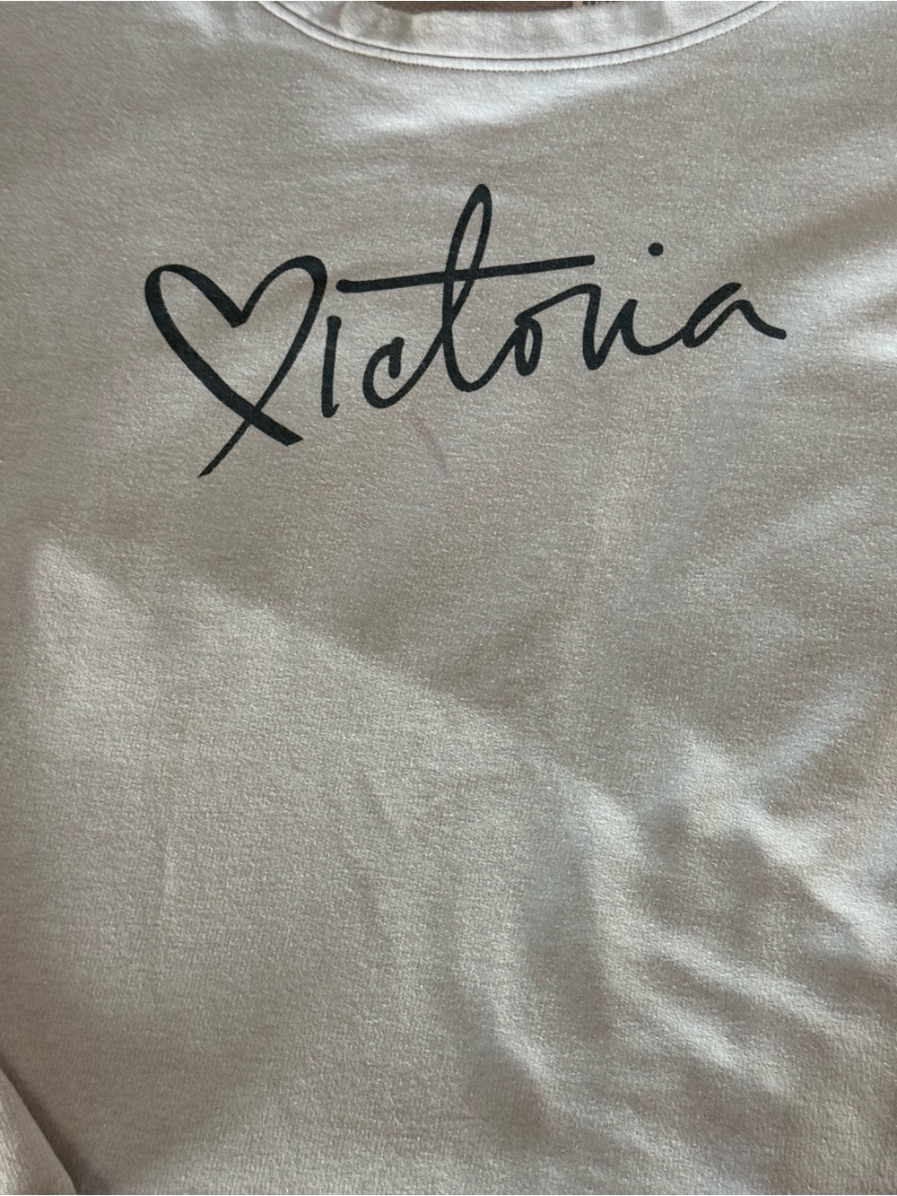 Victoria's Secret Pale Pink Crewneck Sweatshirt - Picture 3 of 5